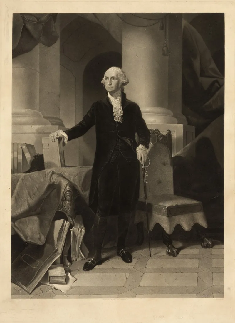 George Washington 29 Wall Art by Alexander Hay Ritchie - High-Resolution Digital Print