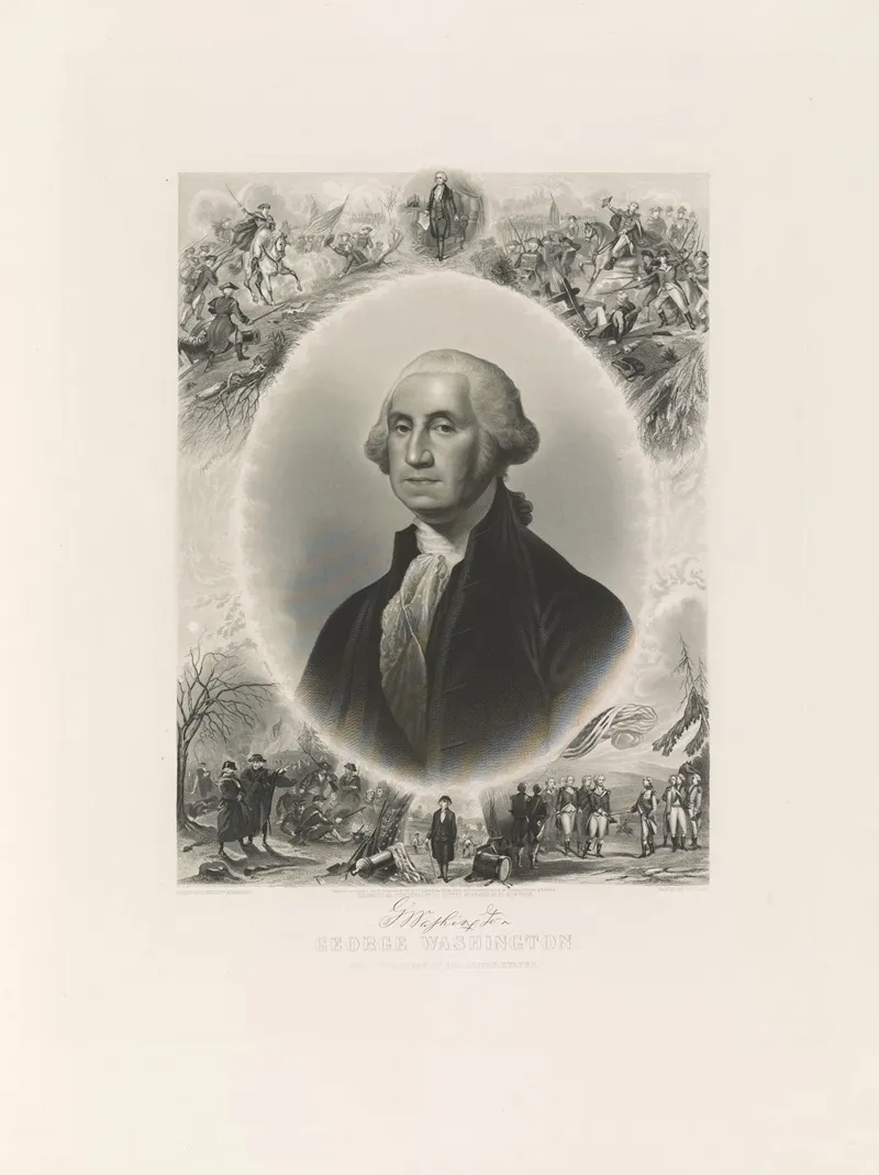 George Washington 34 Wall Art by John Chester Buttre - High-Resolution Digital Print