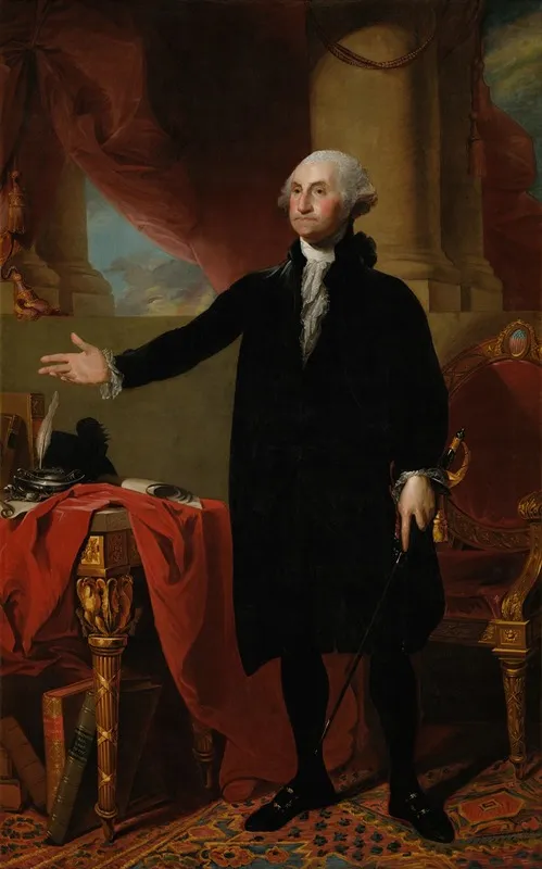 George Washington 7 Wall Art by Gilbert Stuart - High-Resolution Digital Print