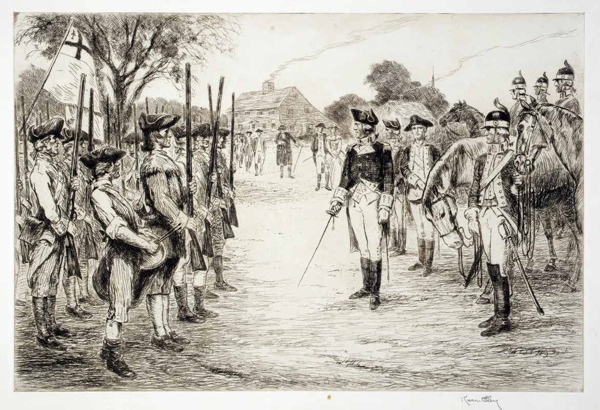George Washington And His Troops