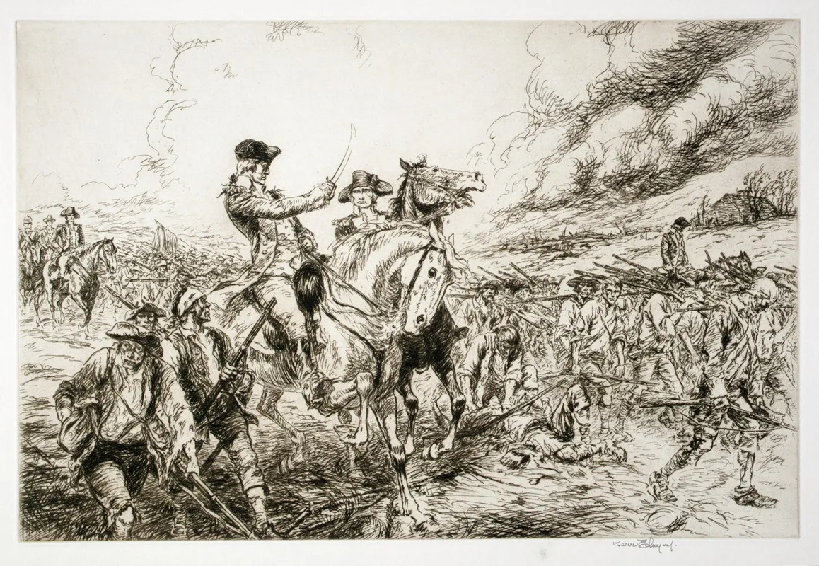 George Washington At Valley Forge