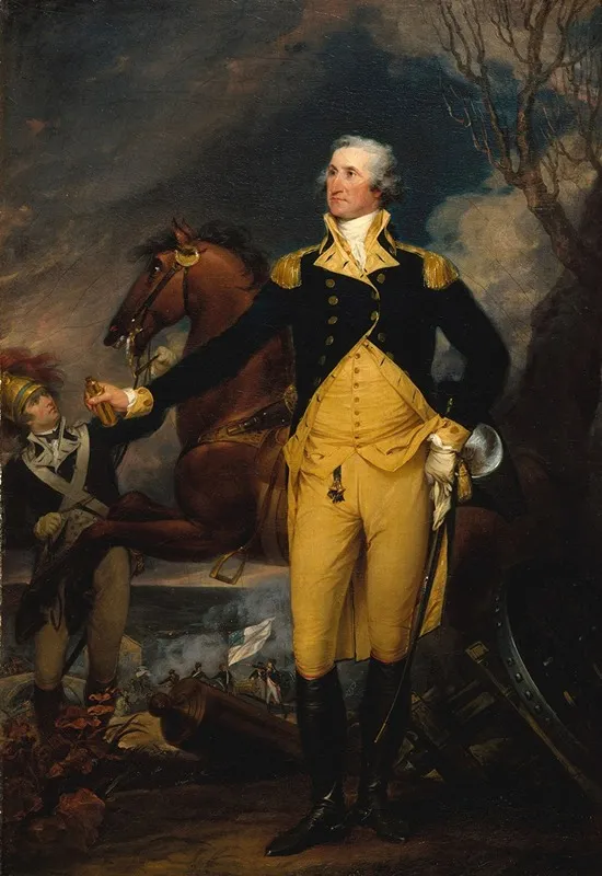 George Washington Before The Battle Of Trenton