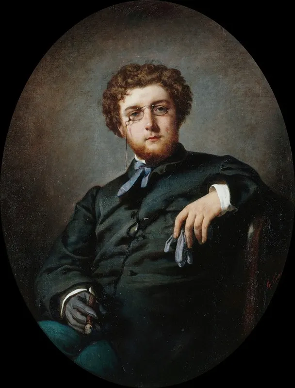Georges Bizet 1838 1875 Compositeur Wall Art by Felix-Henri Giacomotti - High-Resolution Digital Print