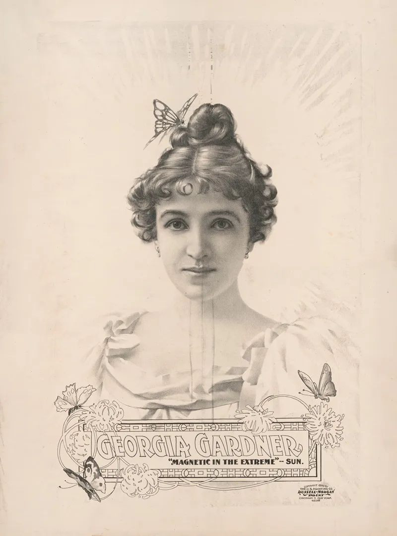Georgia Gardner Wall Art by U.S. Lithograph Co. - High-Resolution Digital Print