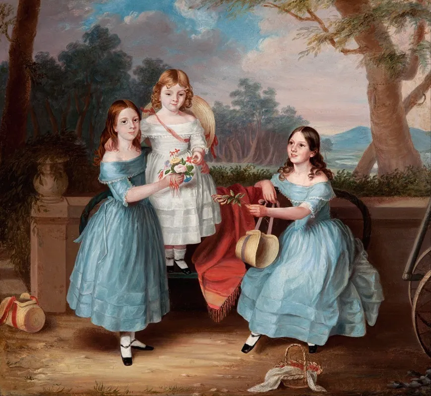 Georgina Emily And Augusta Rose Wall Art by Martha Berkeley - High-Resolution Digital Print
