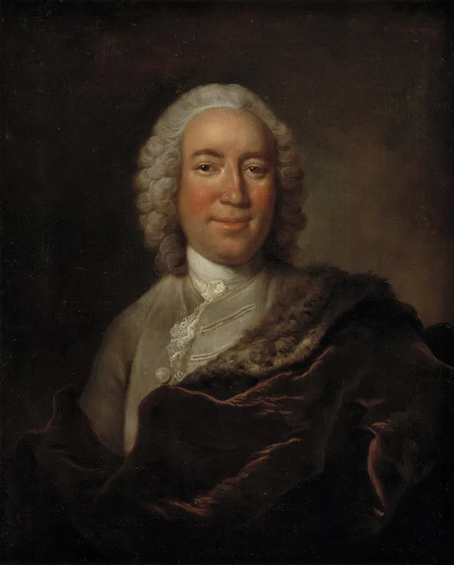 Gerhard Morell Keeper Of The Royal Danish Kunstkammer Wall Art by Johann Salomon Wahl - High-Resolution Digital Print