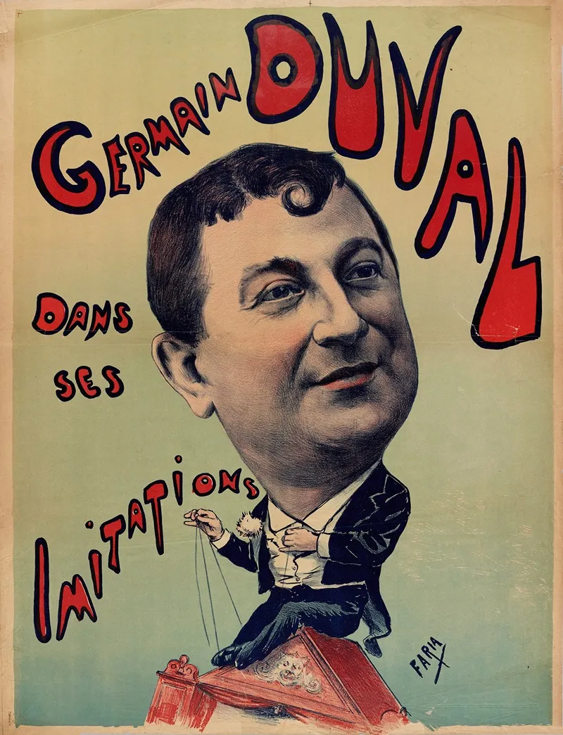 Germain Duval Dans Ses Imitations Wall Art by Cândido de Faria - High-Resolution Digital Print