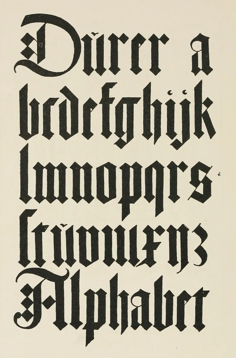 German Blackletters 3 Wall Art by Frank Chouteau Brown - High-Resolution Digital Print