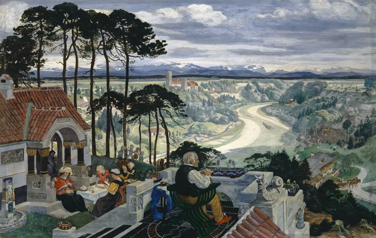 German Landscape Isar Landscape