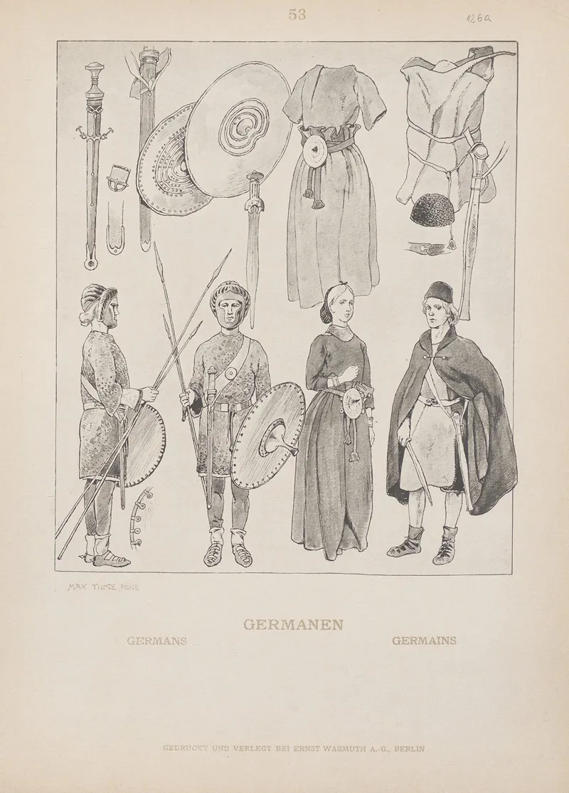 Germans 2 Wall Art by Adolf Rosenberg - High-Resolution Digital Print