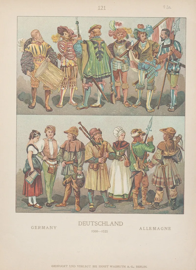 Germany 11 Wall Art by Adolf Rosenberg - High-Resolution Digital Print