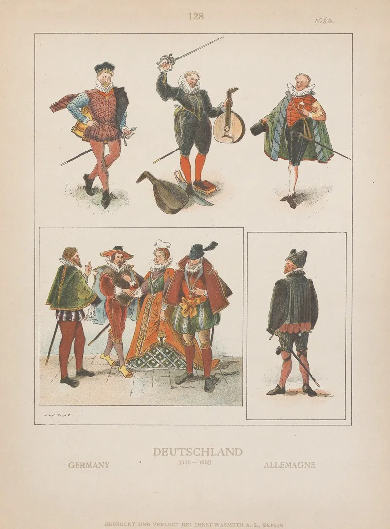 Germany 15 Wall Art by Adolf Rosenberg - High-Resolution Digital Print