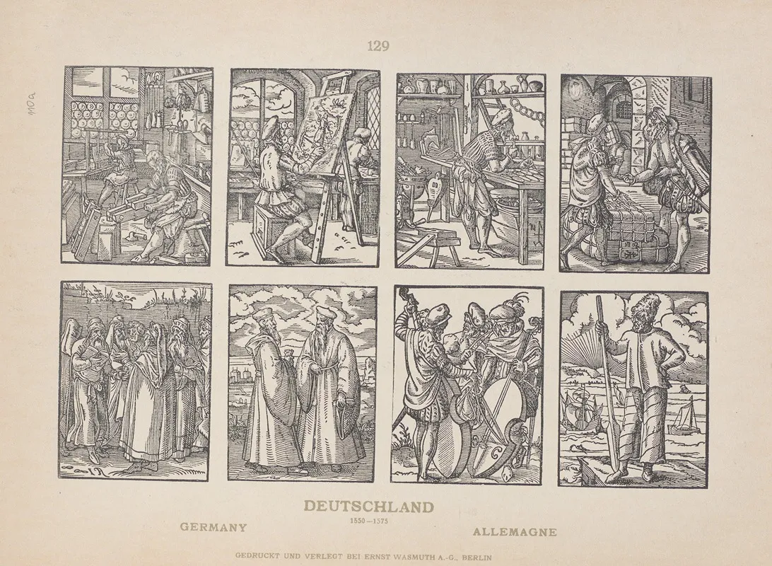 Germany 16 Wall Art by Adolf Rosenberg - High-Resolution Digital Print
