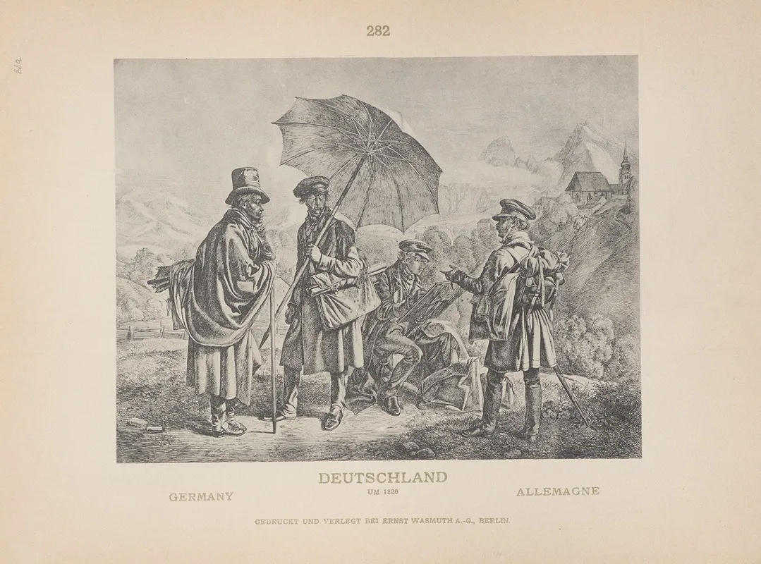 Germany 34 Wall Art by Adolf Rosenberg - High-Resolution Digital Print