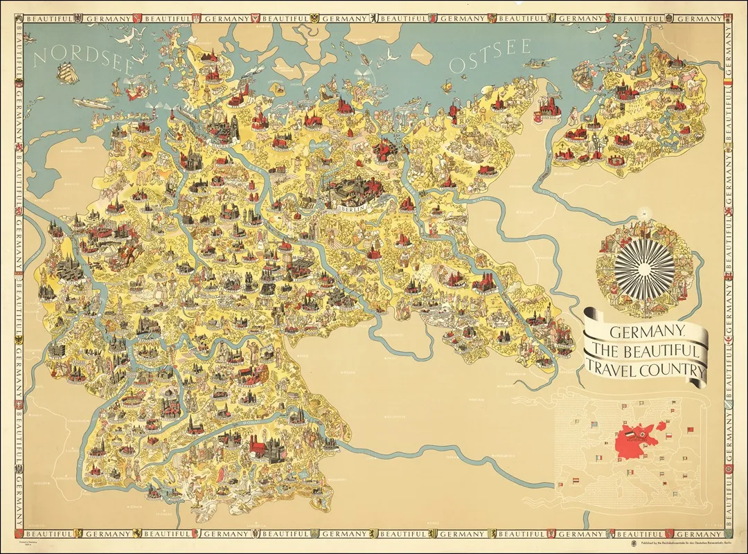 Germany The Beautiful Travel Country Wall Art by Walter Riemer - High-Resolution Digital Print