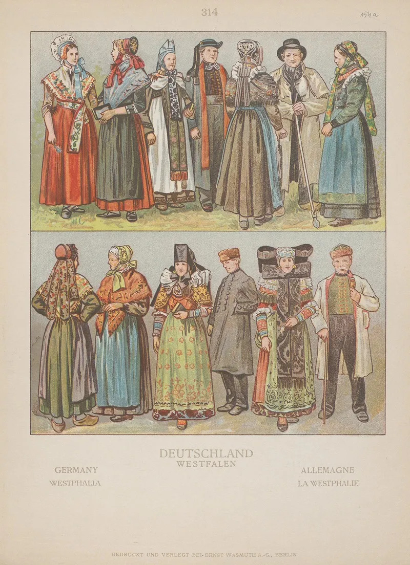 Germany Westphalia Wall Art by Adolf Rosenberg - High-Resolution Digital Print