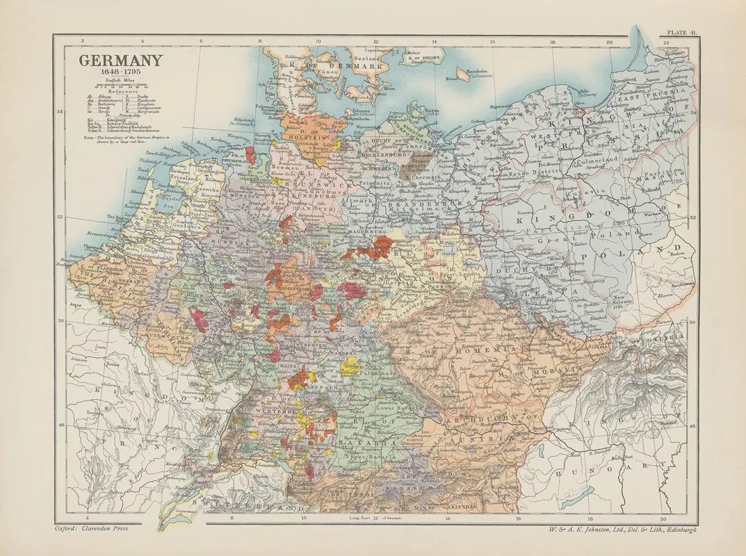Germany‎ ‎1648 Wall Art by Reginald Lane Poole - High-Resolution Digital Print
