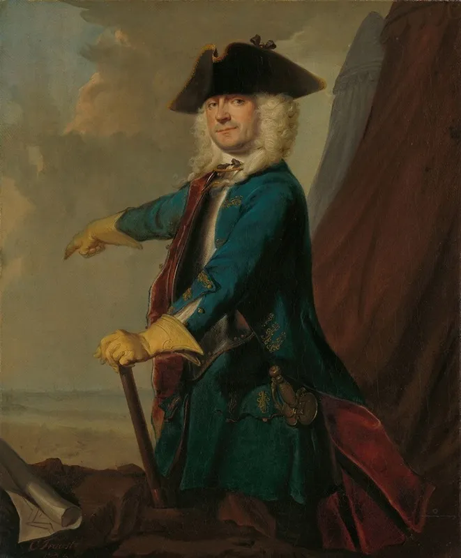 Gerrit Sichterman 1688 1730 Quartermaster General Of The Cavalry Colonel Of The Oranje Groningen Infantry Regiment Commandant Of Grave