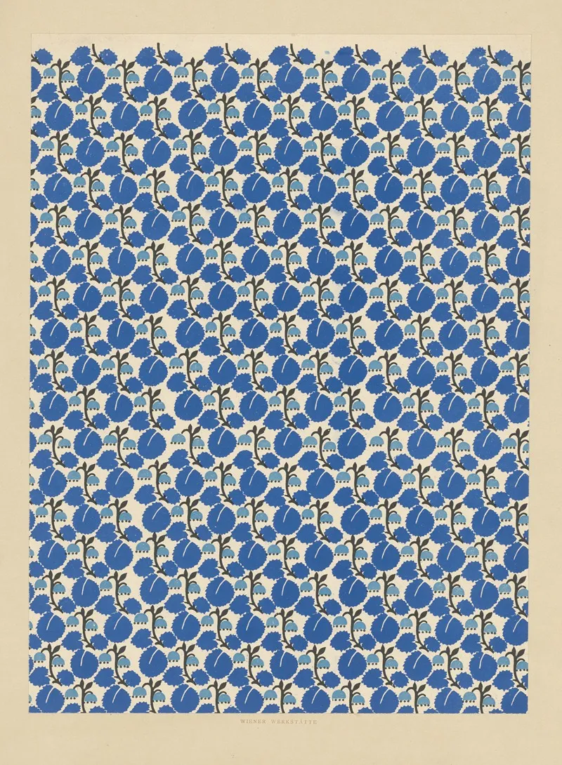 Geschenkpapier Der Wiener Werkstatten Wall Art by Wiener Werkstätten - High-Resolution Digital Print