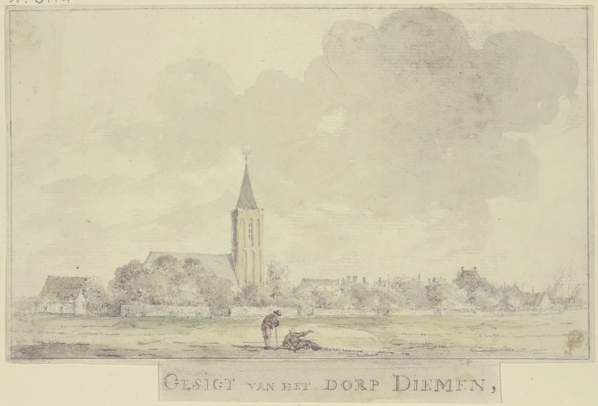 Gesigt Van Het Dorp Diemen