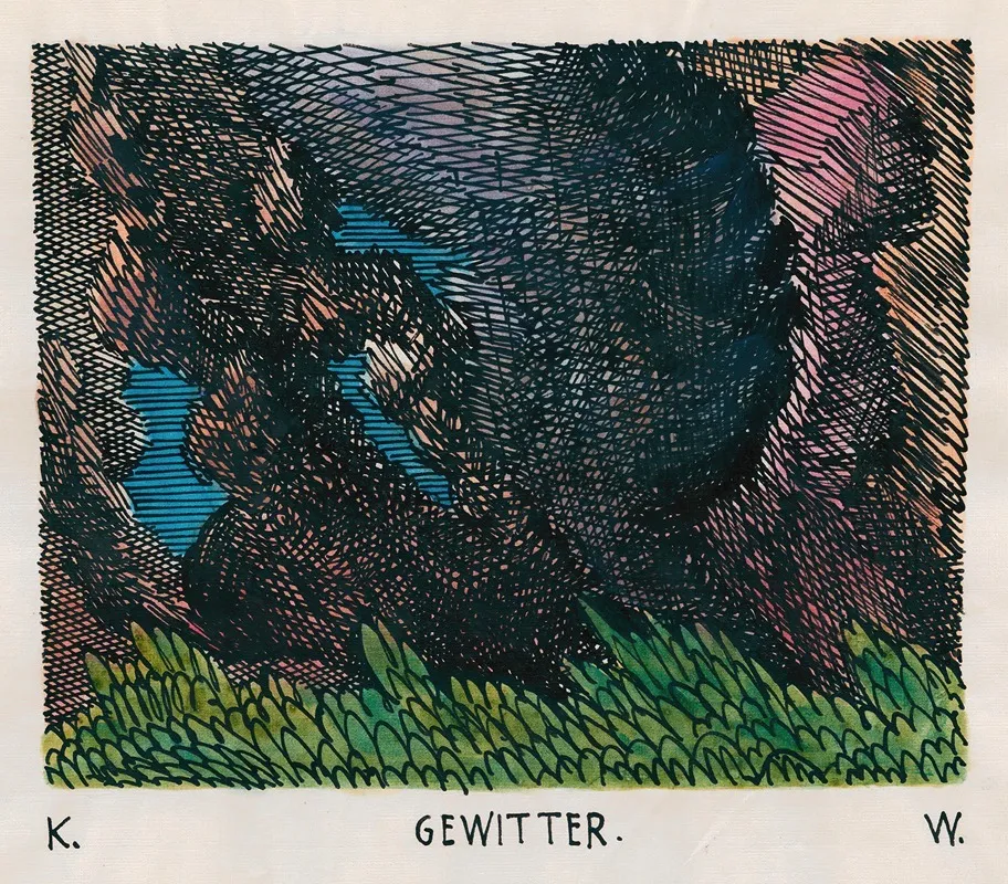 Gewitter Wall Art by Karl Wiener - High-Resolution Digital Print