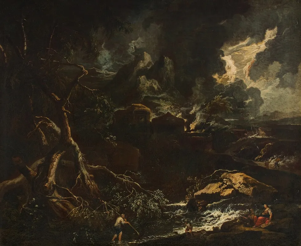 Gewitterlandschaft Wall Art by Anton Faistenberger - High-Resolution Digital Print