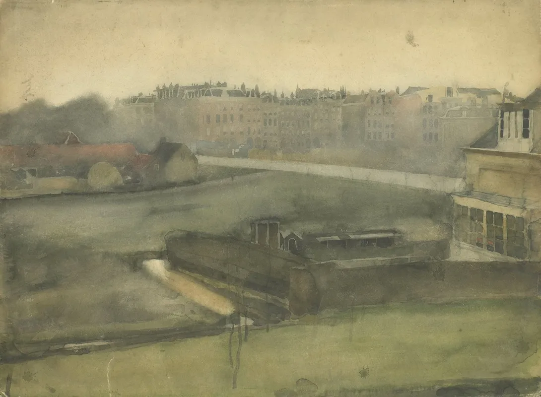 Gezicht Bij Het Oosterpark Te Amsterdam