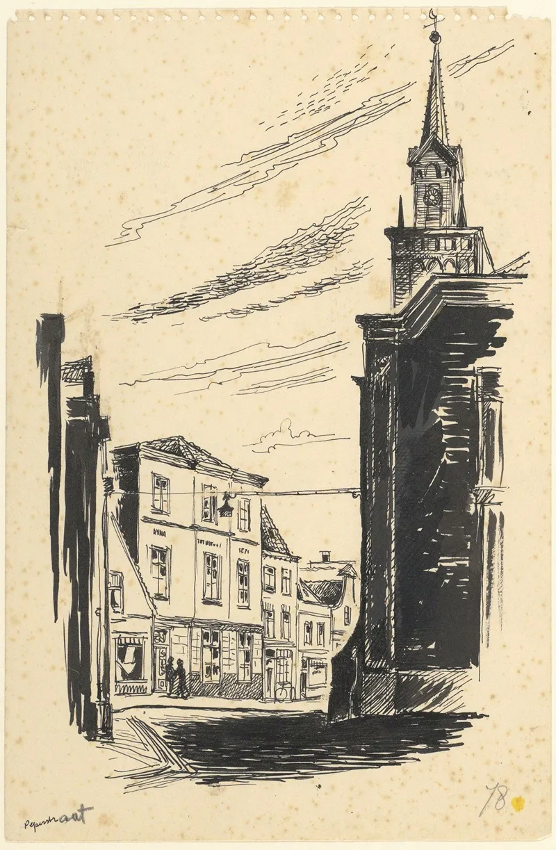 Gezicht In De Peperstraat Te Zaandam Wall Art by Maarten Oortwijn - High-Resolution Digital Print