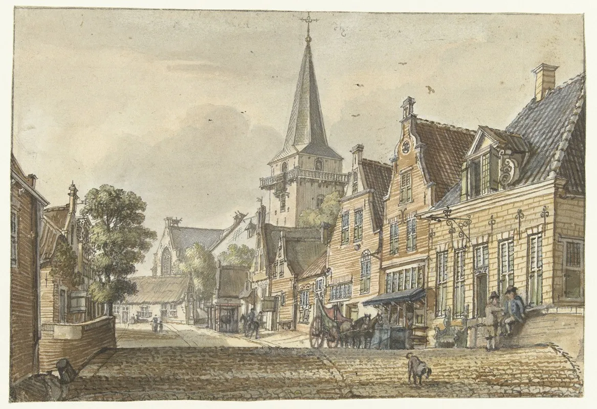 Gezicht In Het Dorp Harmelen