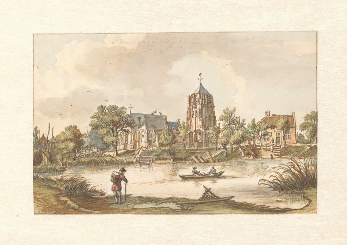 Gezicht Op Acquoy Aan De Linge