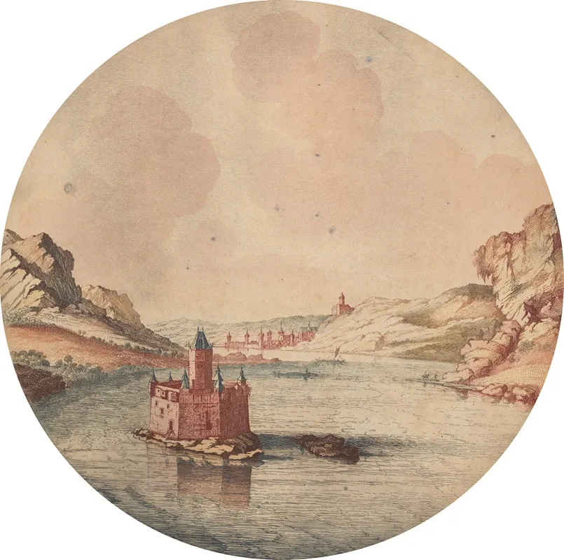 Gezicht Op Burcht Pfalzgrafenstein Bij Kaub Wall Art by Jan van Call - High-Resolution Digital Print