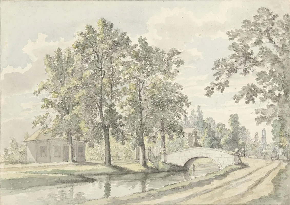 Gezicht Op De Biltstraat Buiten Utrecht