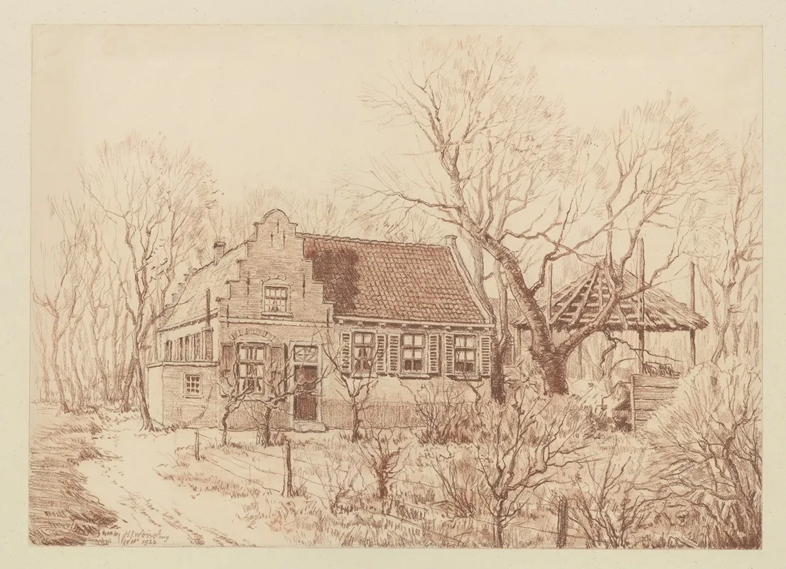 Gezicht Op De Boerderij Schoterbosch