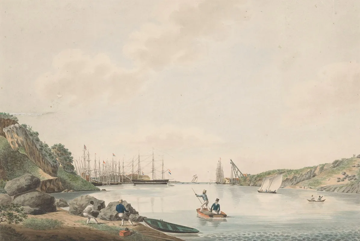 Gezicht Op De Haven Van Curacao