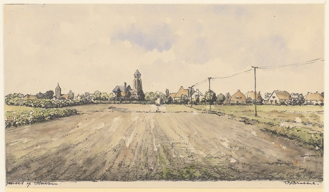 Gezicht Op Huizen Wall Art by Bob Brobbel - High-Resolution Digital Print