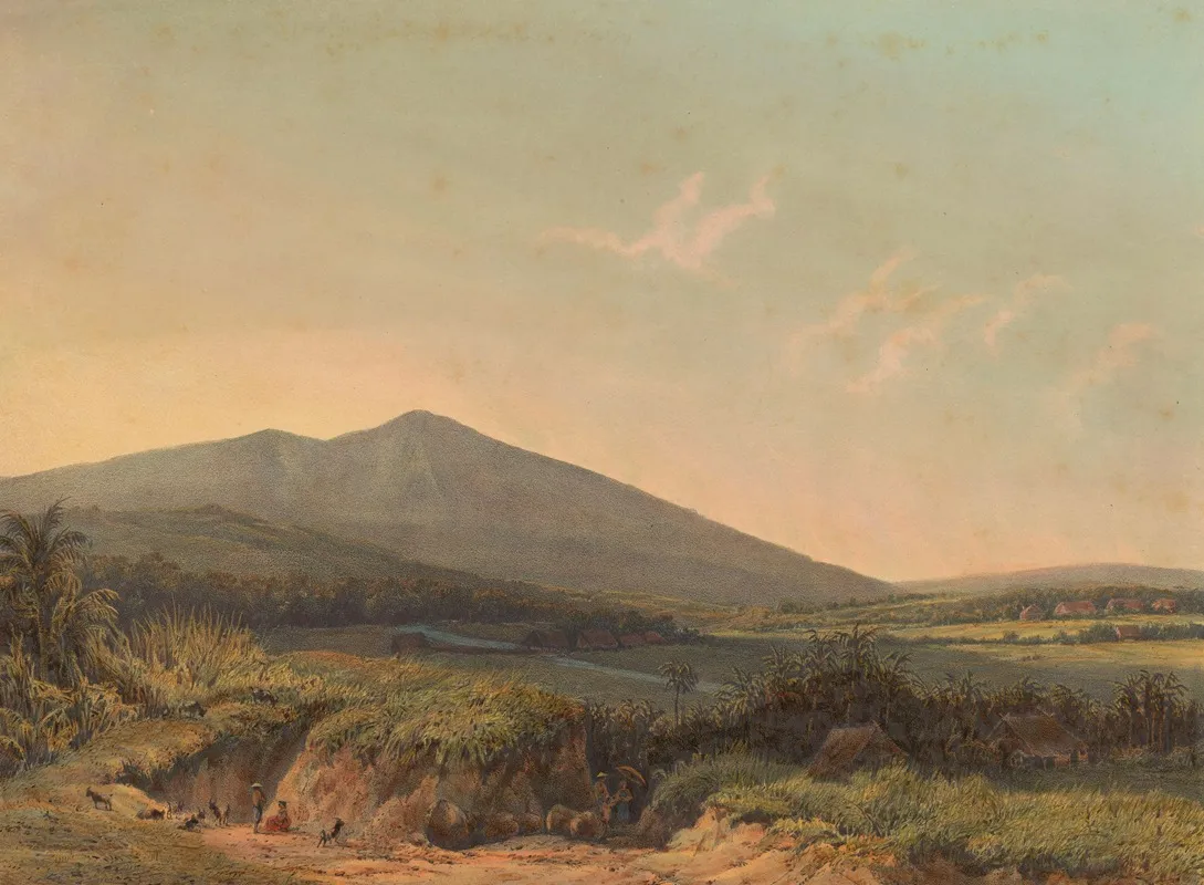 Gezicht Op Kedungbadak Wall Art by Johan Conrad Greive - High-Resolution Digital Print