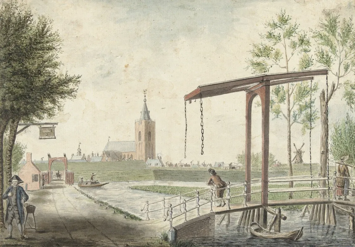 Gezicht Op Naarden Wall Art by Jacob Bolten - High-Resolution Digital Print