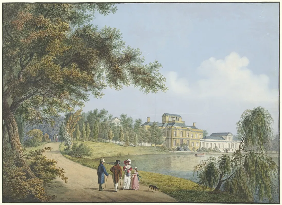 Gezicht Op Paleis Soestdijk Wall Art by Cornelis de Kruyff - High-Resolution Digital Print