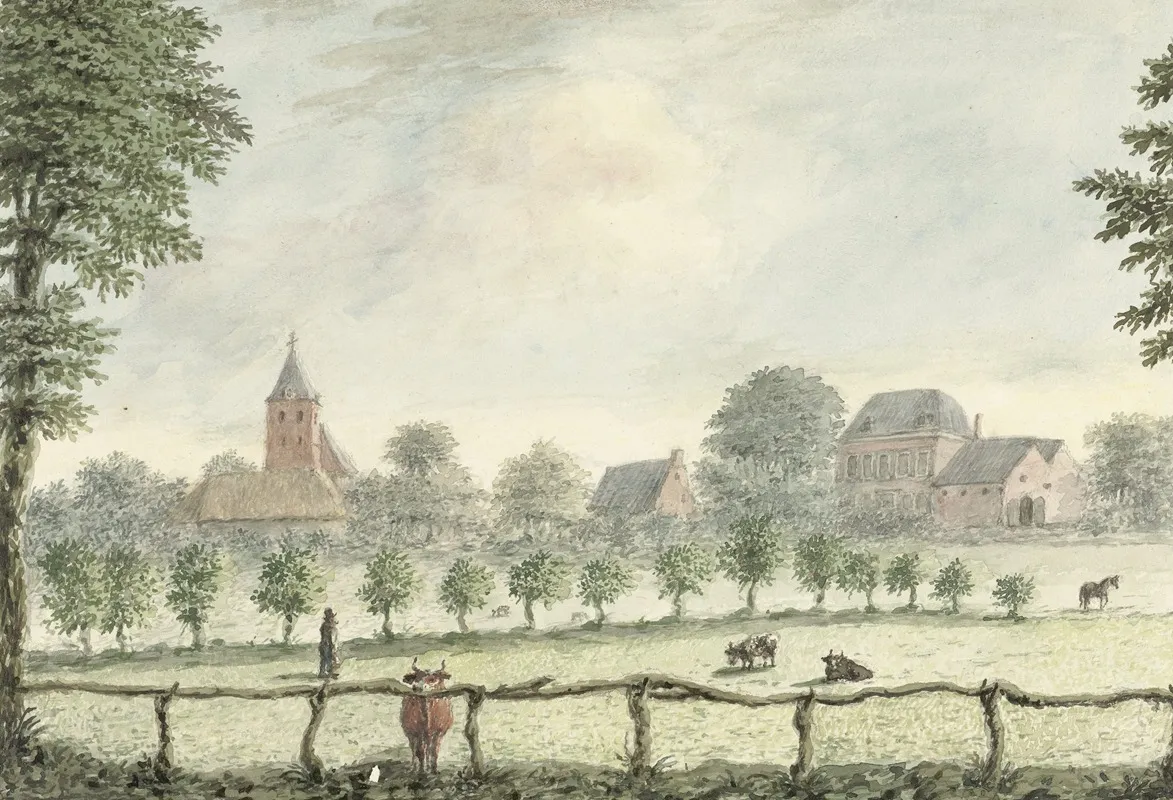Gezicht Op Renkum Wall Art by D.A. Clemens - High-Resolution Digital Print
