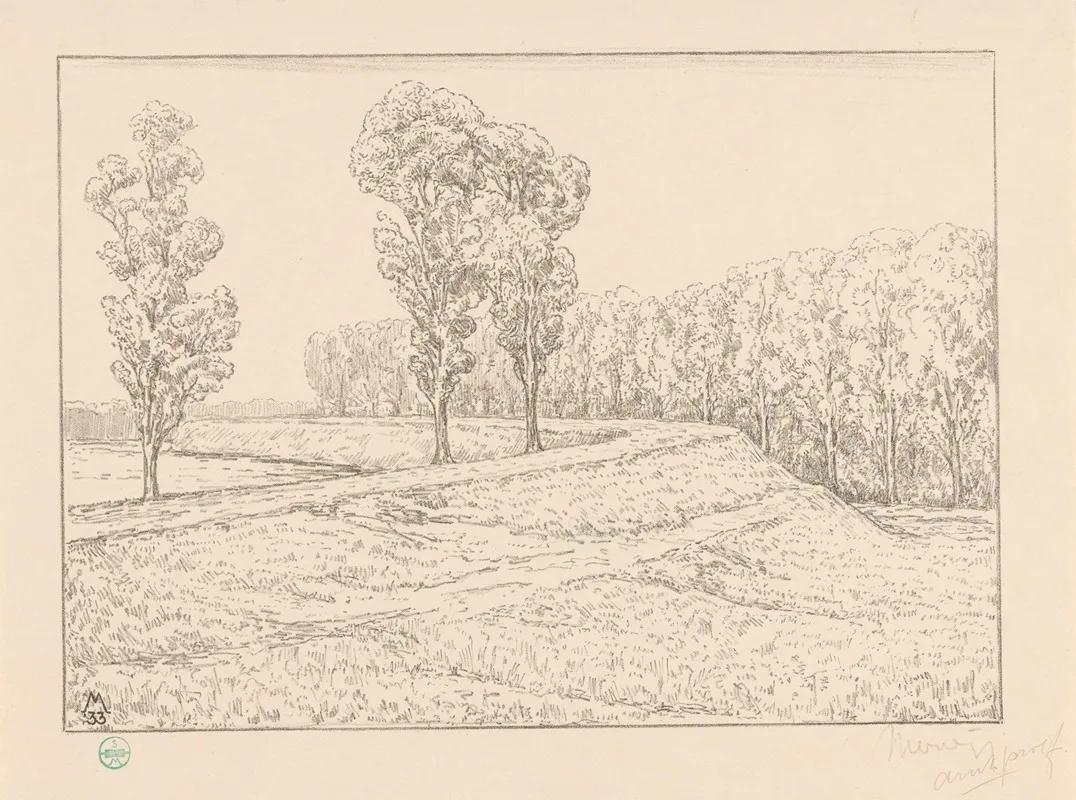 Gezicht Op Stadswallen Van Naarden Op De Wallen