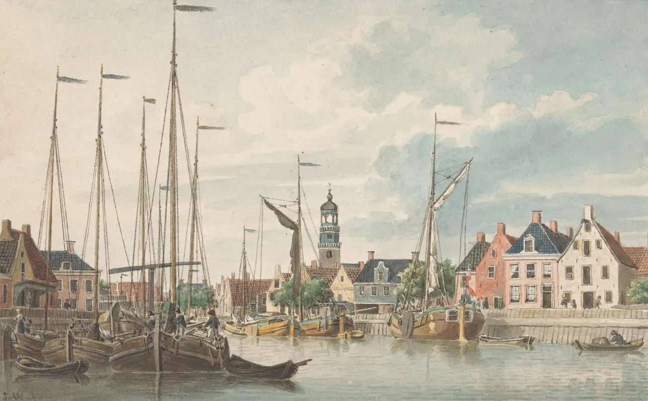 Gezicht Te De Lemmer