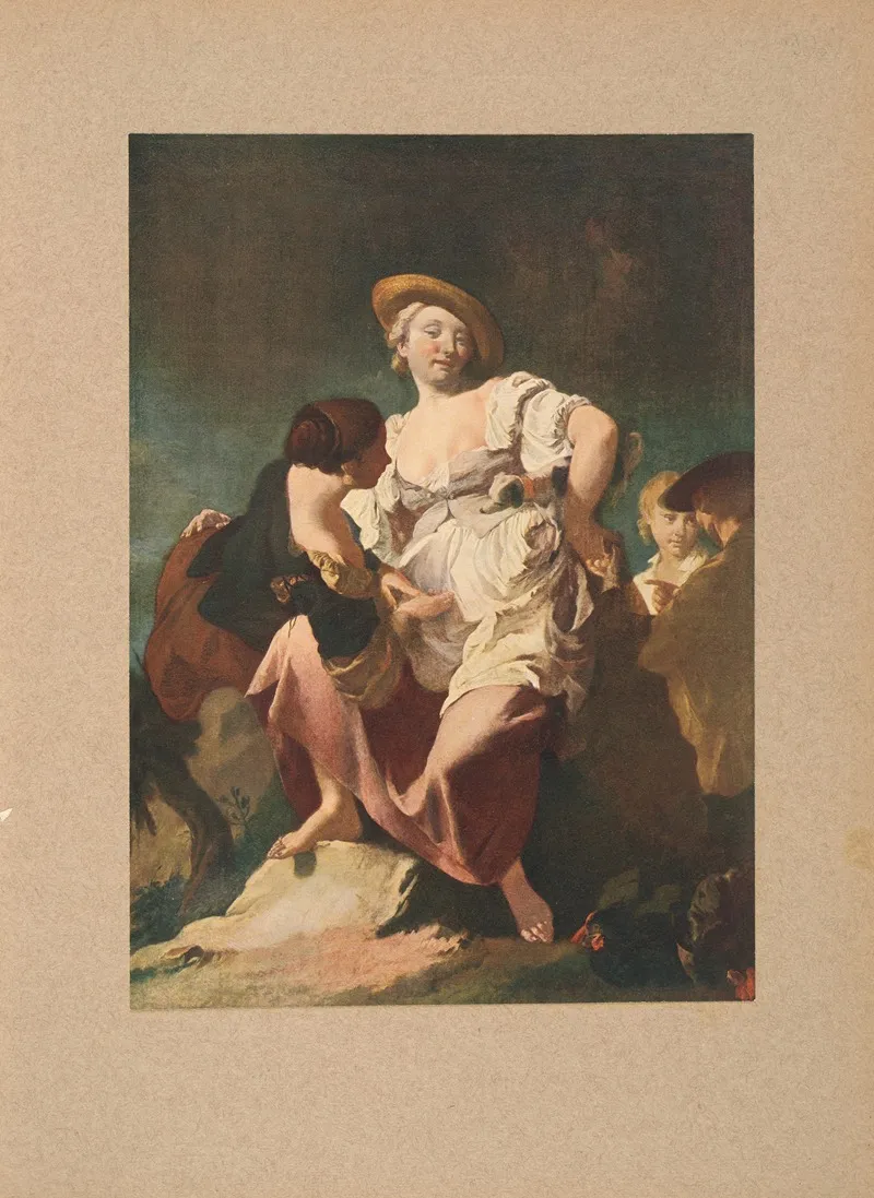 Giambattista Piazzetta‎ ‎pastor‎‎elle‎ ‎d‎ ‎arcadia