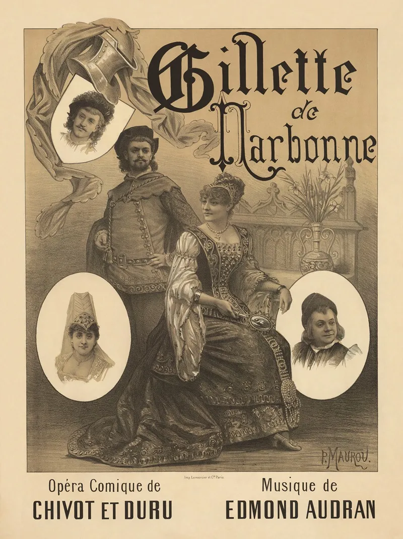 Gillette De Narbonne Wall Art by Paul Maurou - High-Resolution Digital Print