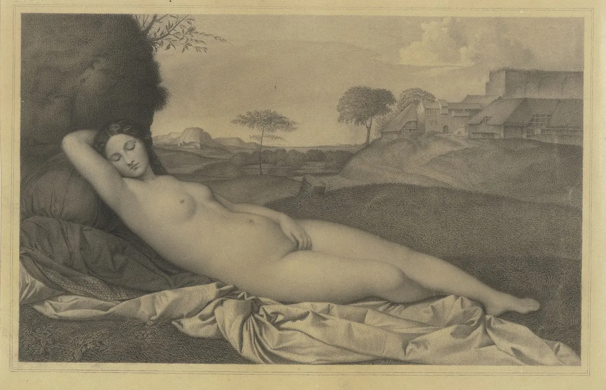 Giorgiones Sleeping Venus In Dresden Wall Art by Christian Siedentopf - High-Resolution Digital Print