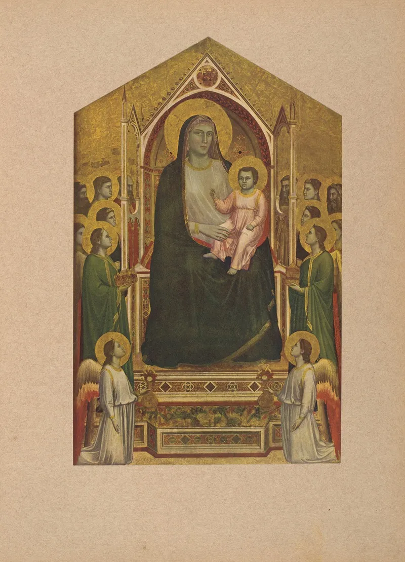 Giotto‎ ‎madonna‎ ‎col‎ ‎bambino‎ ‎e‎ ‎angeli