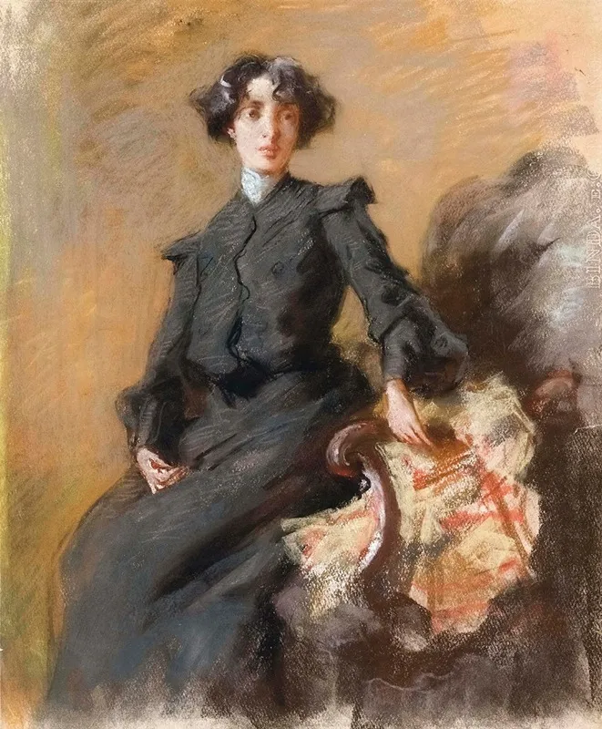 Giovane Donna In Salotto
