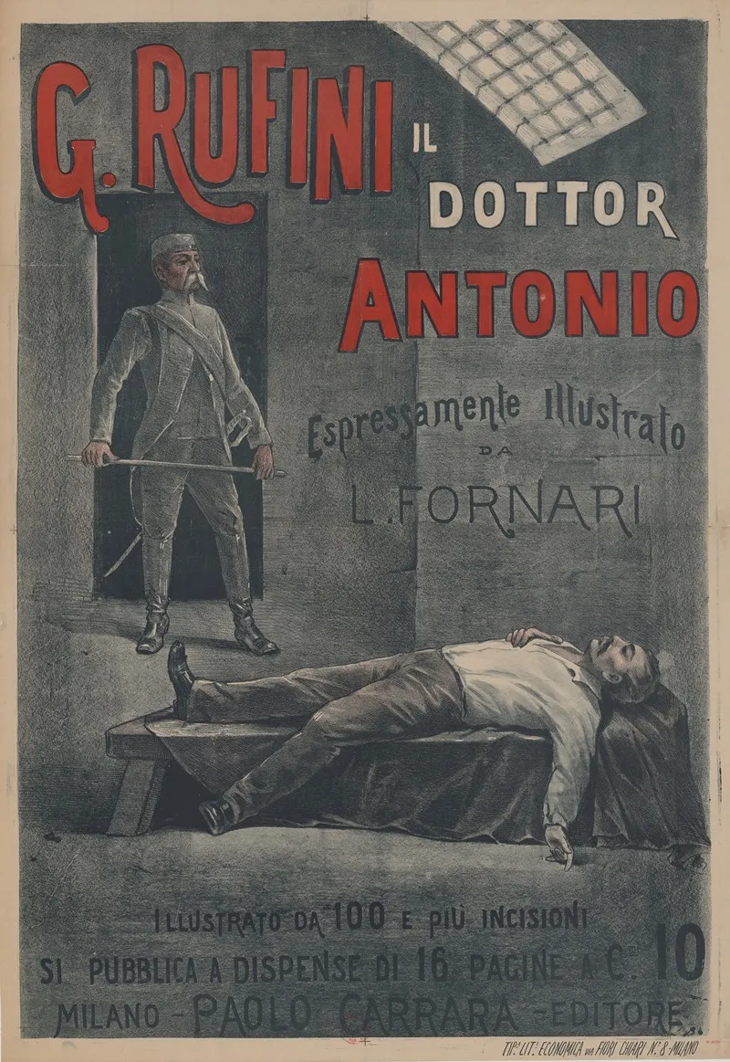 Giovanni Ruffini Il Dottor Antonio Espressamente Illustrato Da L Fornari