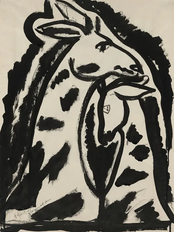 Giraffes Wall Art by John B. Flannagan - High-Resolution Digital Print