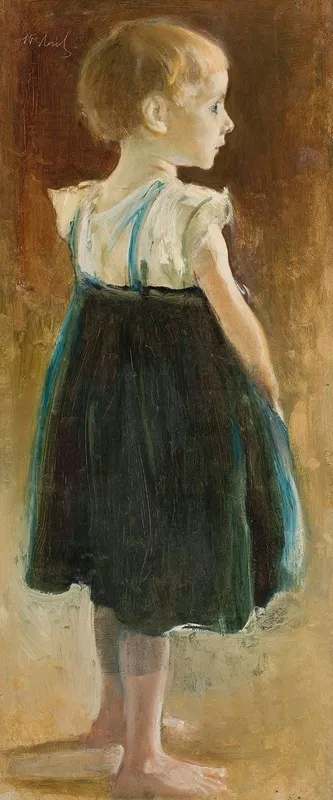 Girl 9 Wall Art by Stanisław Dębicki - High-Resolution Digital Print