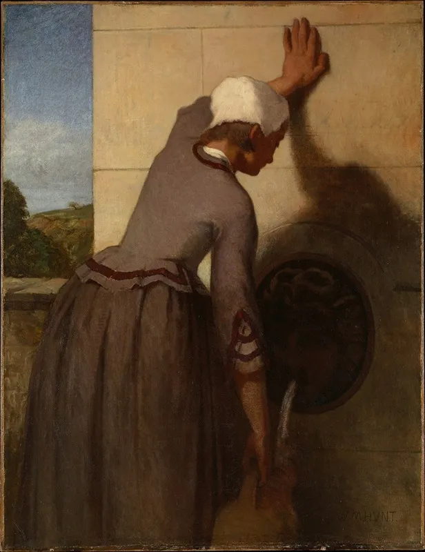 Girl At The Fountain